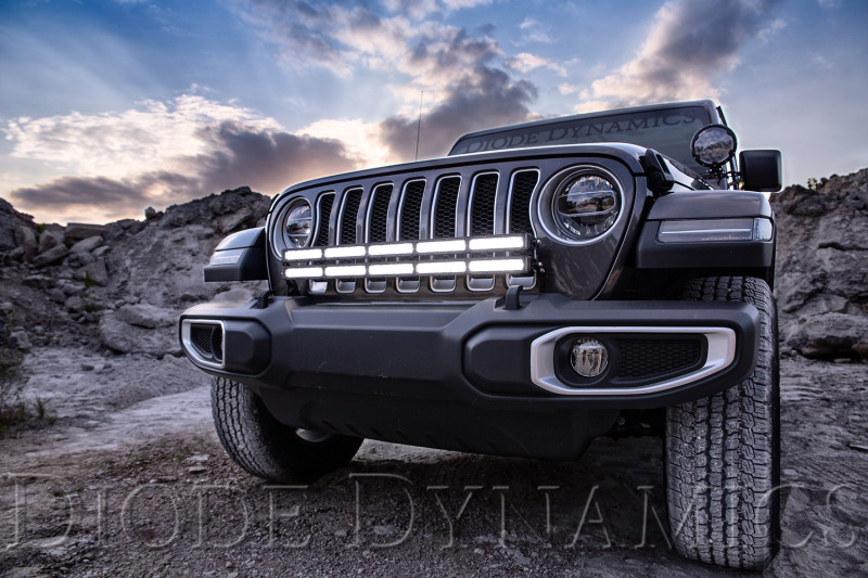 Jeep Gladiator LED Light Bar Kit - Front - Diode Dynamics - SS30 Stage Series 30